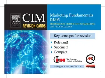 Cover of CIM Revision Cards