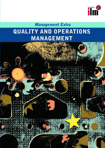 Cover of Quality and Operations Management