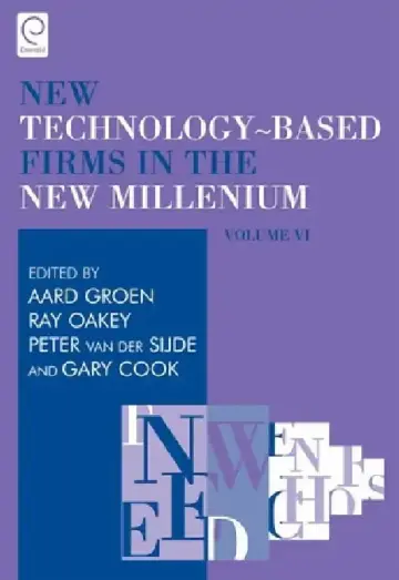 Cover of New Technology-Based Firms in the New Millennium