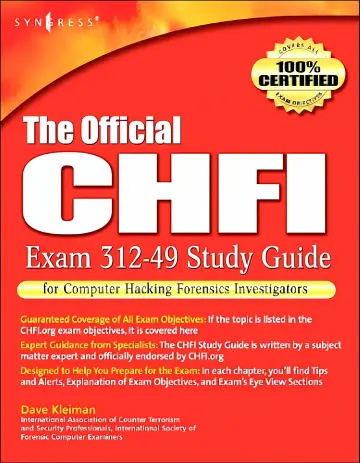 Cover of The Official Chfi Study Guide (Exam 312-49)