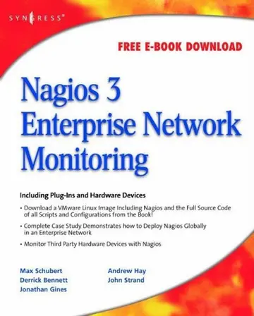 Cover of Nagios 3 Enterprise Network Monitoring