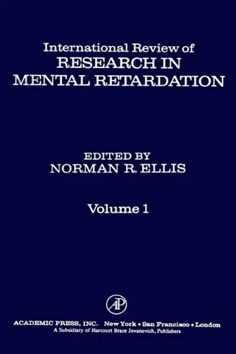 Cover of Int'L Rev of Resrch in Mentl Retardtn V1