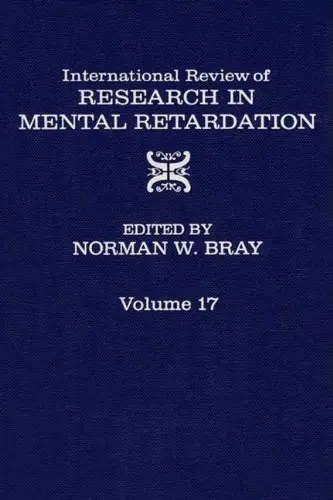 Cover of Int'L Rev of Resrc in Mentl Retardtn V17