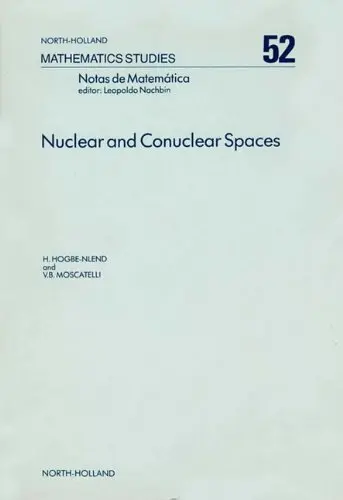 Cover of Nuclear and Conuclear Spaces