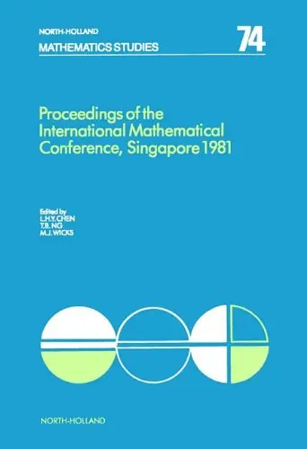 Cover of Proceedings of the International Mathematical Conference, Singapore 1981
