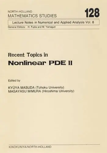Cover of Recent Topics in Nonlinear Pde II