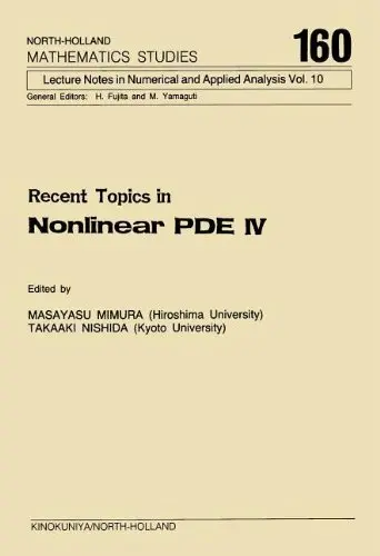 Cover of Recent Topics in Nonlinear Pde IV