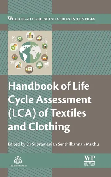 Cover of Handbook of Life Cycle Assessment Lca of Textiles and Clothing