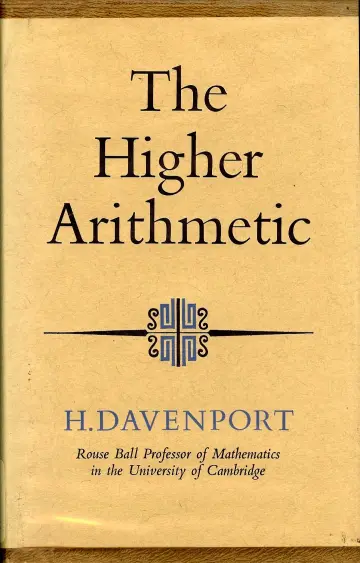 Cover of The higher arithmetic