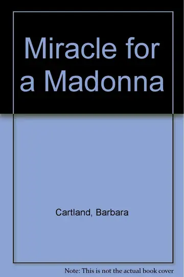 Cover of Miracle for a Madonna