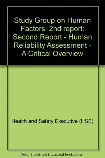 Cover of Study Group on Human Factors