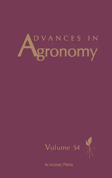 Cover of Advances in Agronomy