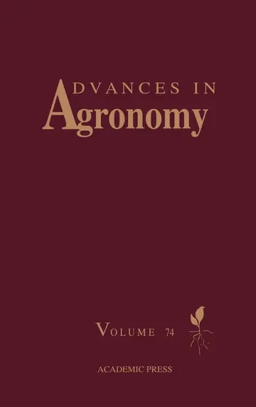 Cover of Advances in Agronomy Vol. 74
