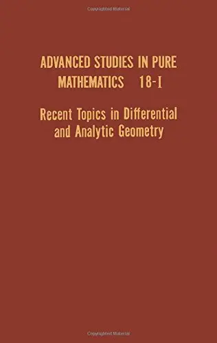 Cover of Recent Topics in Differential and Analytic Geometry