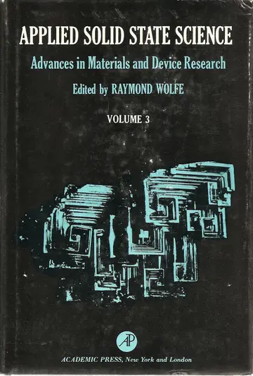 Cover of Applied Solid State Science