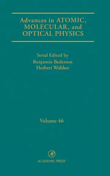 Cover of Advances in Atomic, Molecular, and Optical Physics