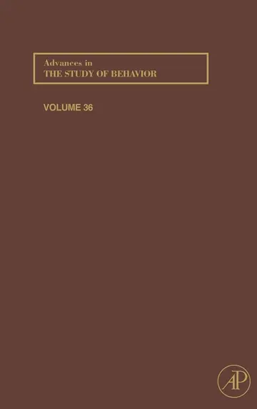 Cover of Advances in the Study of Behavior