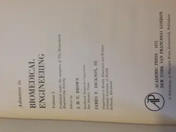 Cover of Advances in Biomedical Engineering