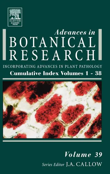 Cover of Advances in Botanical Research