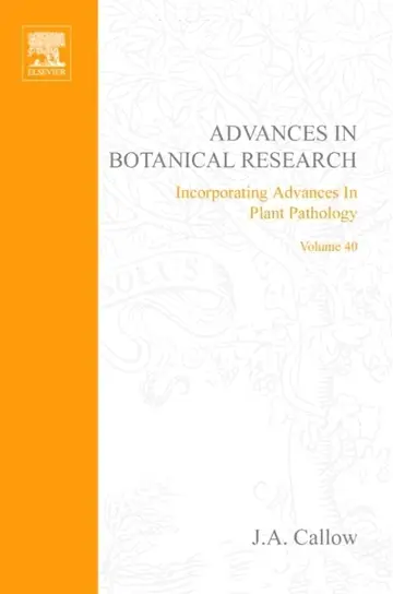 Cover of Advances in Botanical Research