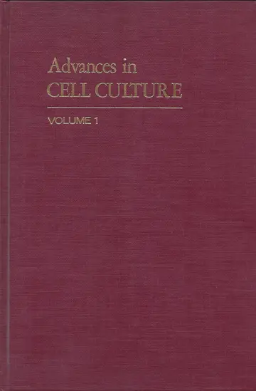 Cover of Advances in Cell Culture