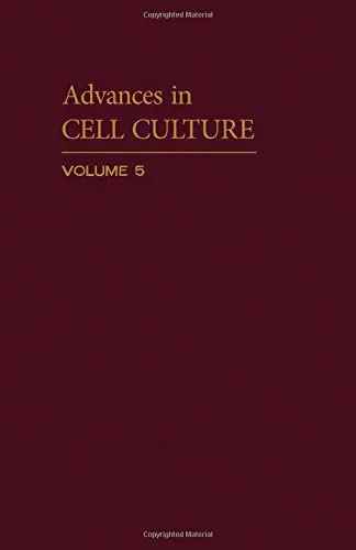 Cover of Advances in Cell Culture