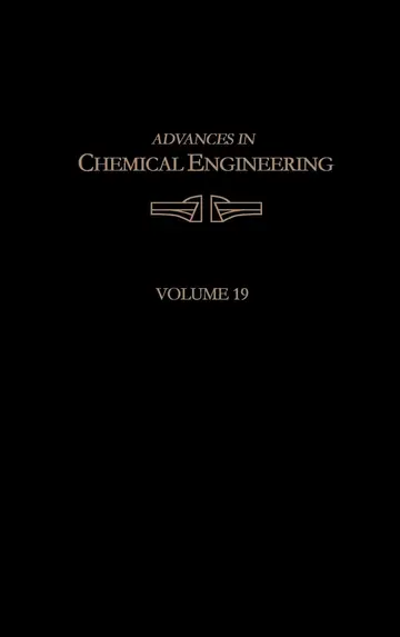 Cover of Advances in Chemical Engineering