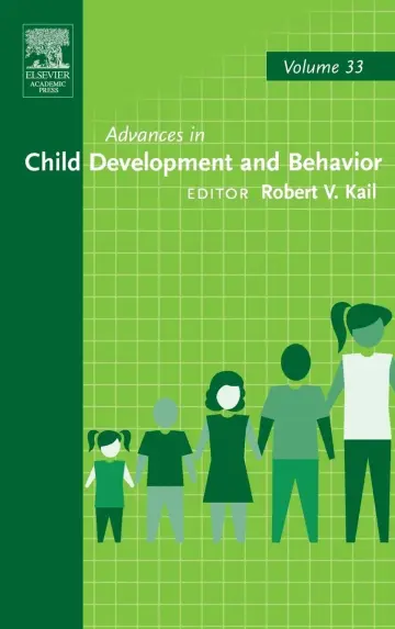 Cover of Advances in Child Development and Behavior