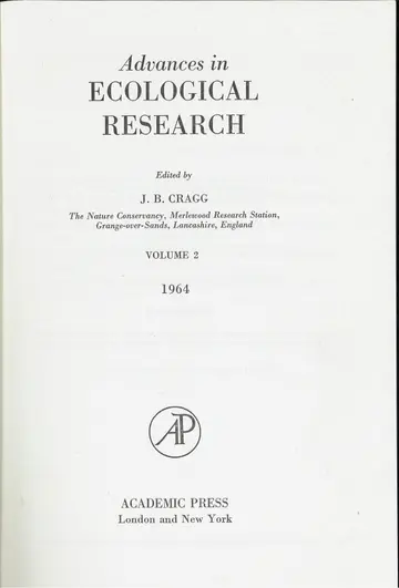 Cover of Advances in Ecological Research