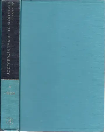 Cover of Advances in Experimental Social Psychology