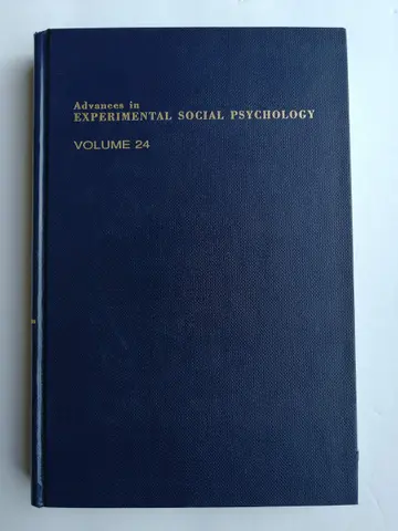 Cover of Advances in Experimental Social Psychology
