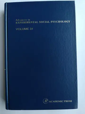 Cover of Advances in Experimental Social Psychology