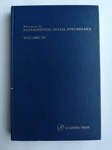 Cover of Advances in Experimental Social Psychology