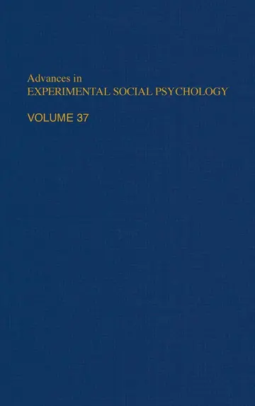 Cover of Advances in Experimental Social Psychology