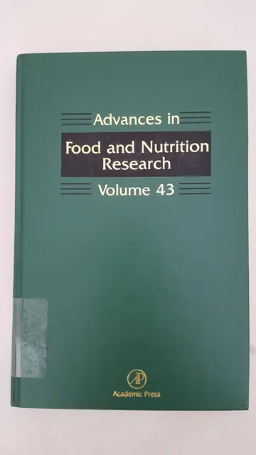Cover of Advances in Food and Nutrition Research