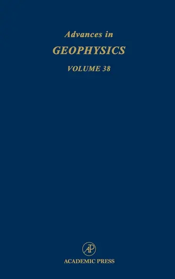 Cover of Advances in Geophysics