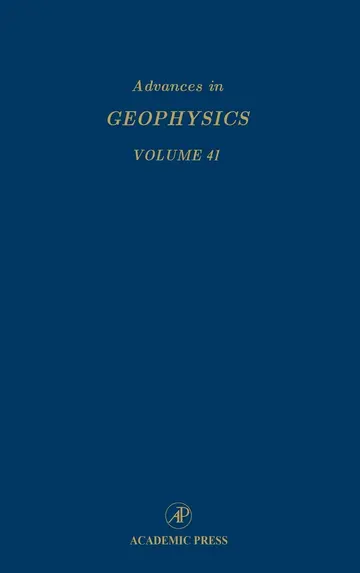 Cover of Advances in Geophysics