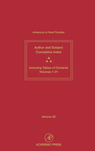 Cover of Advances in Heat Transfer