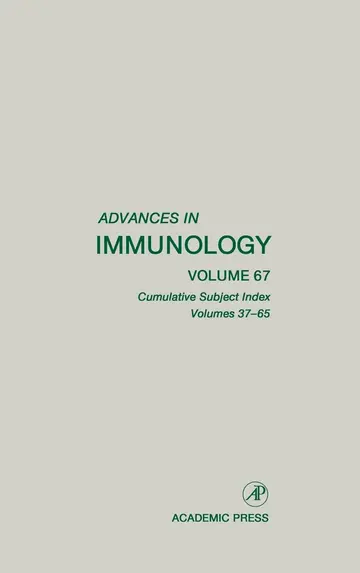 Cover of Advances in Immunology