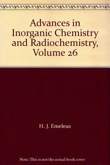 Cover of Advances in Inorganic Chemistry and Radiochemistry