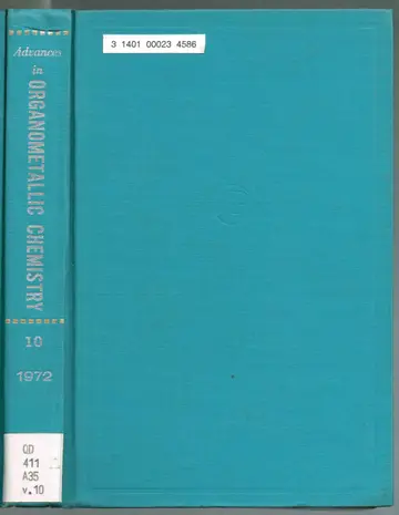 Cover of Advances in Organometallic Chemistry