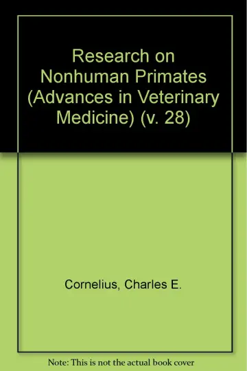 Cover of Research on Nonhuman Primates (v. 28)