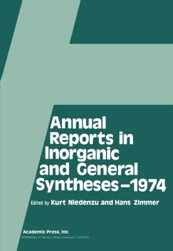 Cover of Annual Reports in Inorganic and General Syntheses 1974