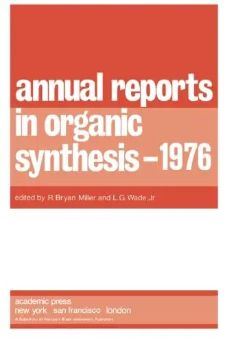 Cover of Annual Reports in Organic Synthesis