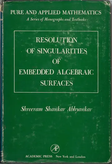 Cover of Resolution of Singularities of Embedded Algebraic Surfaces