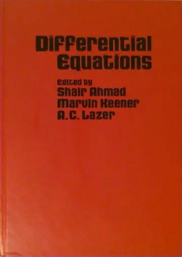 Cover of Differential Equations