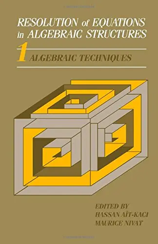 Cover of Resolution of Equations in Algebraic Structures