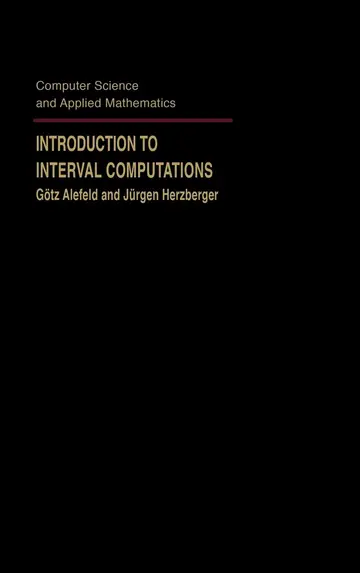 Cover of Introduction to Interval Computation