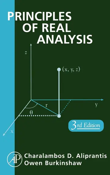 Cover of Principles of Real Analysis