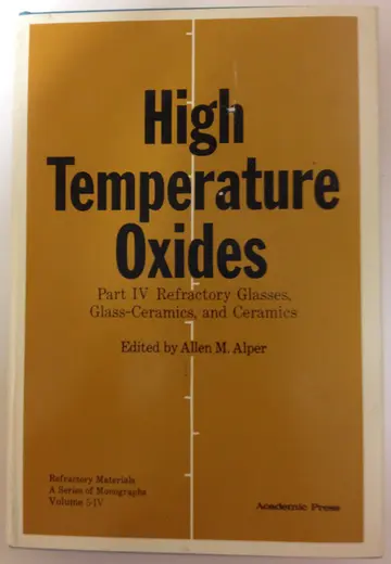 Cover of Refractory Glasses, Glass Ceramics, Ceramics (Pt. 4)